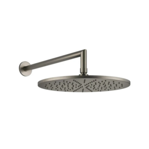 Gessi EMPORIO SHOWER soffione anticalcare doccia a parete orientabile, finitura finox 47372#149