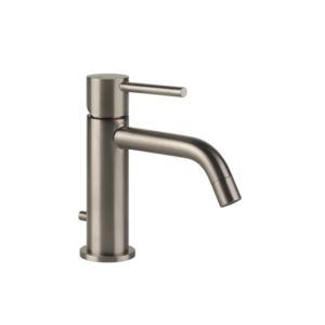 Gessi Emporio VIA TORTONA miscelatore lavabo con scarico e flessibili di collegamento, finitura finox brushed nickel 18601#149