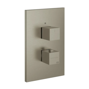 Gessi SHOWER miscelatore termostatico doccia a parete, 1 uscita, senza corpo incasso, finitura Finox 20182#149
