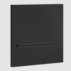 Gessi SHOWER Bocca doccia a parete a cascata, comando remoto non incluso, finitura Matte Black 20295#299
