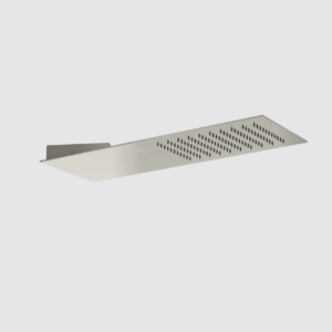 Gessi TREMILLIMETRI Soffione doccia quadro a parete finitura Mirror Steel 33061#238