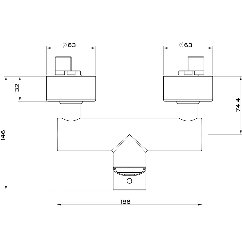 Gessi VIA MANZONI miscelatore esterno doccia, finitura cromo 38631#031 - immagine 3